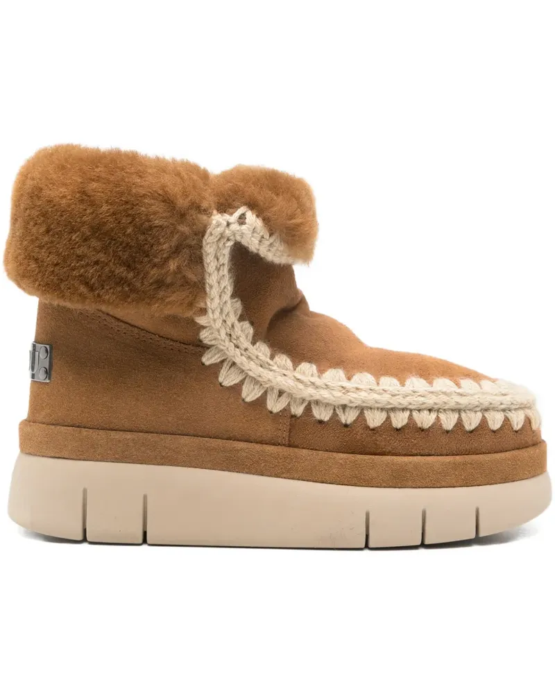 Mou Bounce round-toe boots - Braun Braun