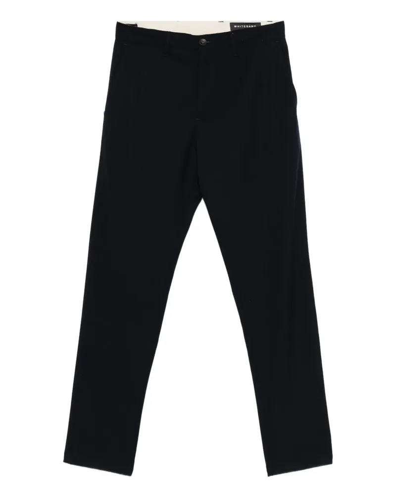 PLAN C Leinenhose mit geradem Bein - Blau Blau