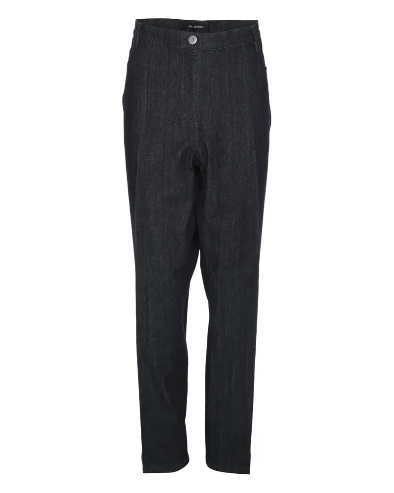 Elena Mirò Hose mit Gürtelschlaufen - Blau Blau