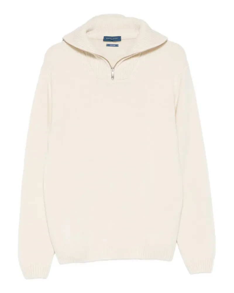 Daniele Fiesoli zip-collar knitwear - Nude Nude
