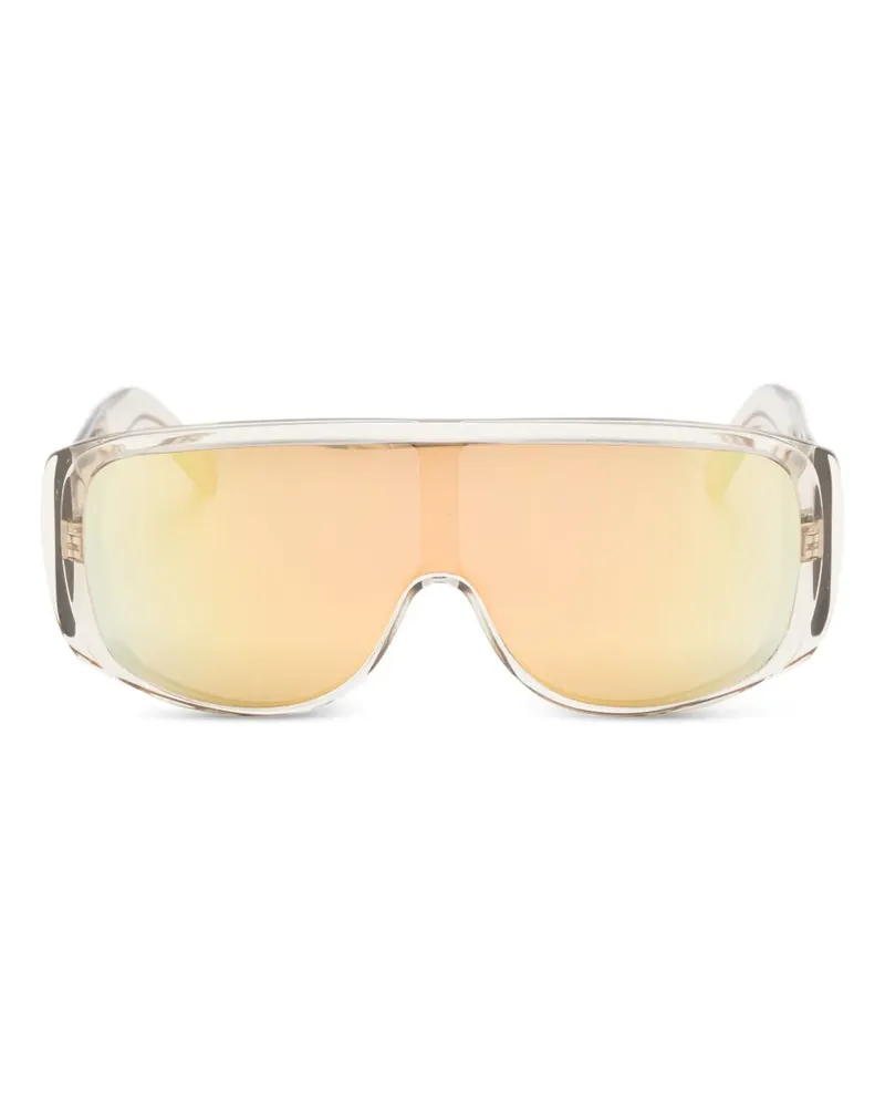 RETROSUPERFUTURE Sonnenbrille mit Shield-Gestell - Nude Nude