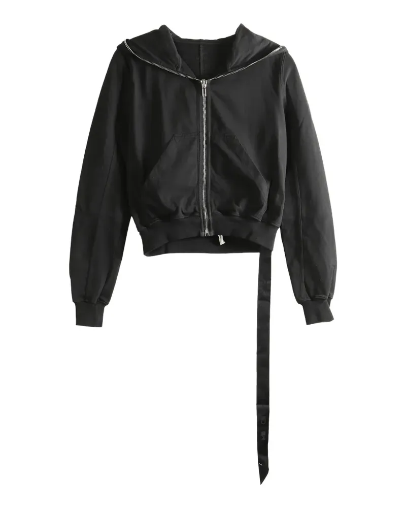 DRKSHDW by Rick Owens zip-up hoodedie - Schwarz Schwarz