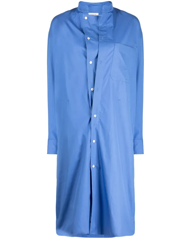 Christophe Lemaire Kleid aus Bio-Baumwolle - Blau Blau