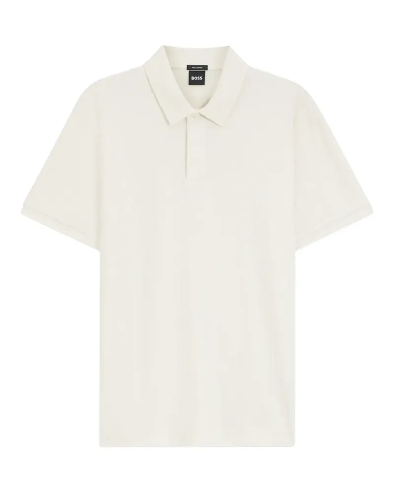 HUGO BOSS Poloshirt aus geometrischem Jacquard - Nude Nude