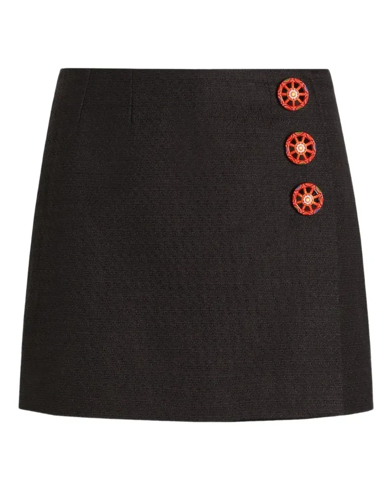 Dolce & Gabbana Minirock aus Stoff - Schwarz Schwarz