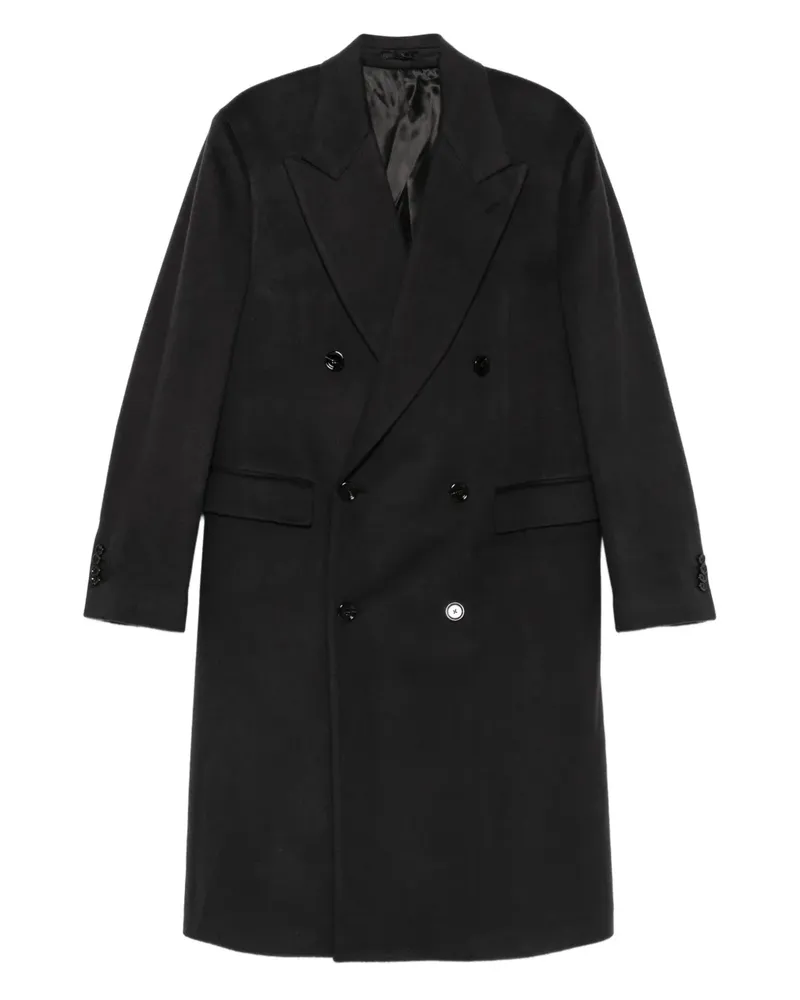 LARDINI Doppelreihiger Mantel aus Kaschmir - Grau Grau