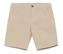 Chino-Shorts mit Logo-Stickerei - Nude