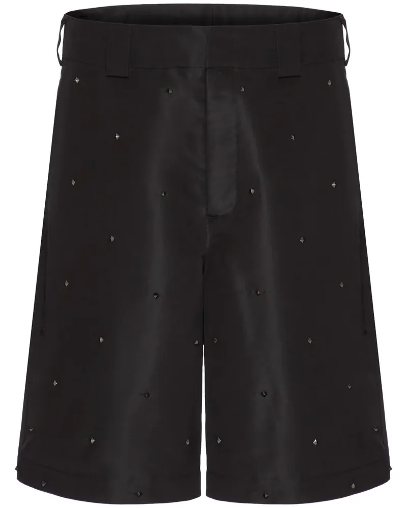 Valentino Garavani Shorts mit Rockstud-Nieten - Schwarz Schwarz