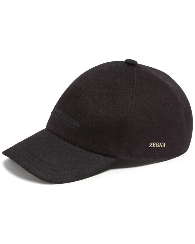 Ermenegildo Zegna Oasi Baseballkappe - Schwarz Schwarz