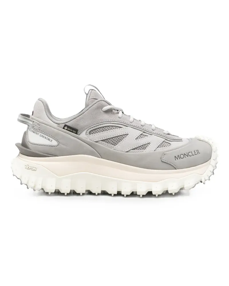 Moncler Sneakers aus Leder - Grau Grau