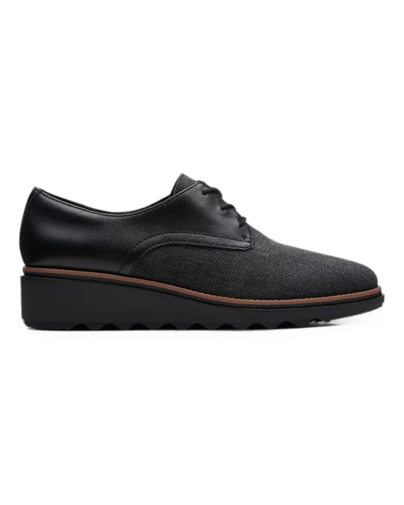 Clarks Sharon Rae Derby-Schuhe - Schwarz Schwarz