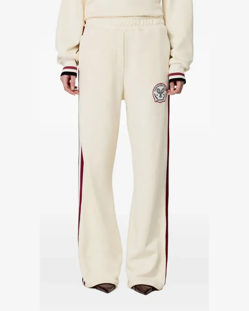 HINNOMINATE side-stripe trousers - Nude Nude