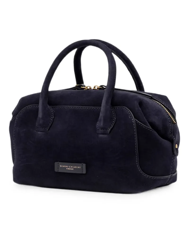 Gianni Chiarini Gemma Tote Bag mit Wildleder-Finish - Blau Blau