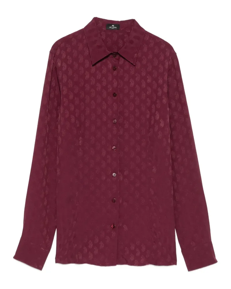 Etro Hemd mit Paisleymuster - Rot Rot
