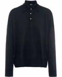 Prada Poloshirt aus Kaschmir Blau