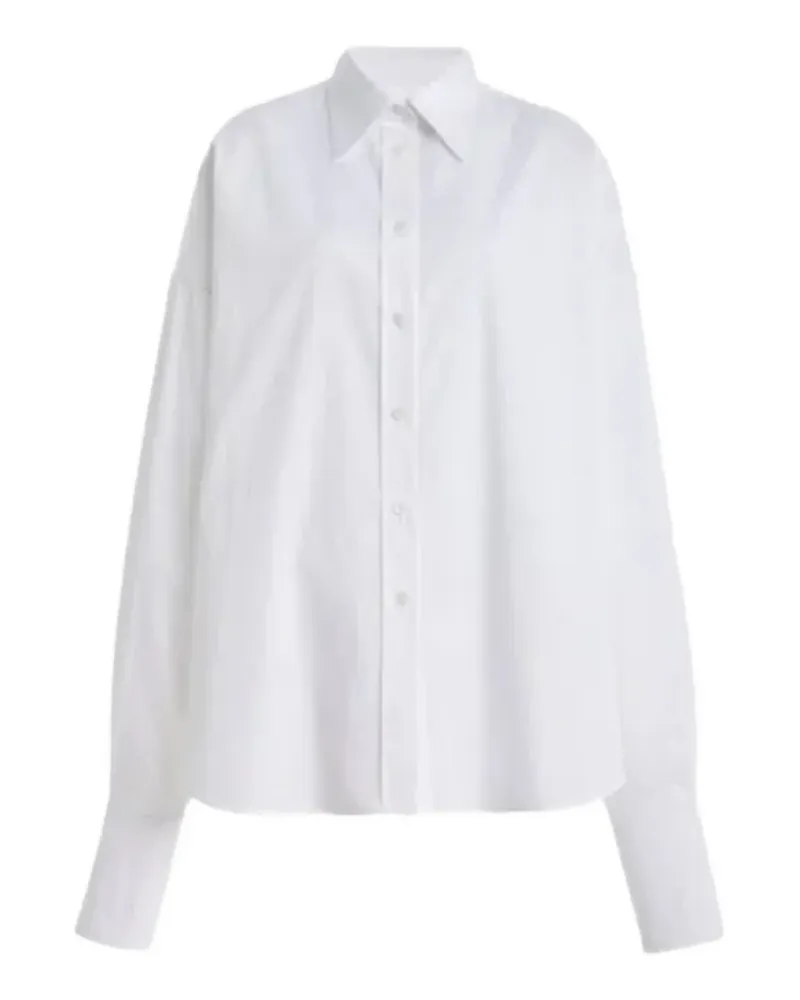 Brandon Maxwell buttoned long-sleeved shirt - Weiß Weiß