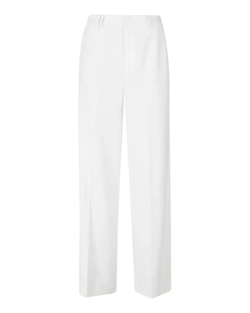Isabelle Blanche pressed-crease tailored trousers - Weiß Weiß