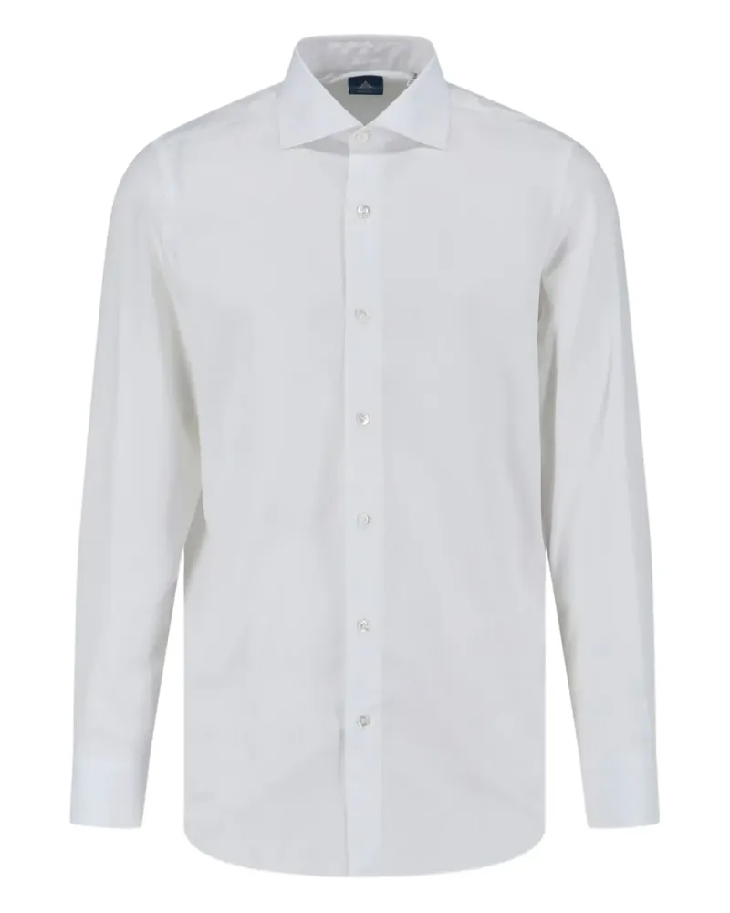 Finamore 1925 Geknöpftes Milano Hemd - Weiß Weiß