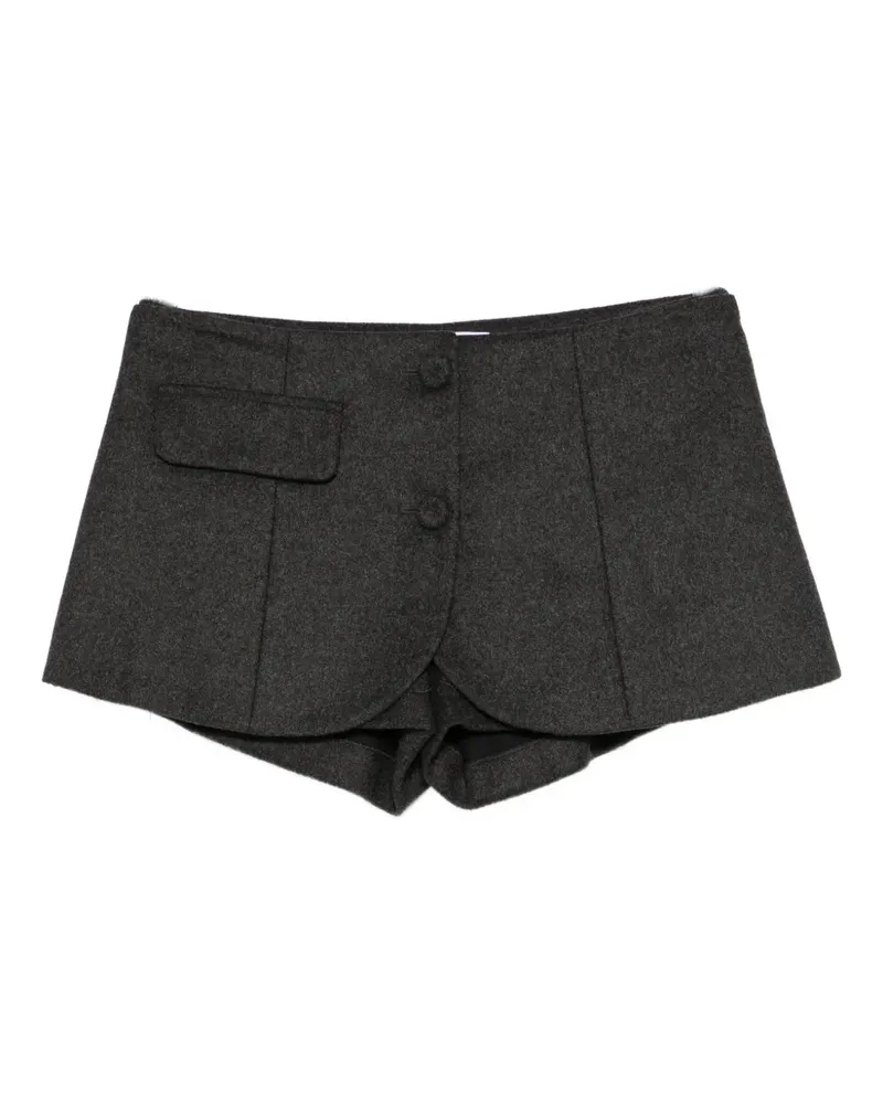 Vivetta Shorts mit meliertem Effekt - Schwarz Schwarz