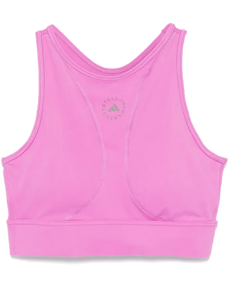 adidas TrueStrength Yoga Cropped-Top - Rosa Rosa