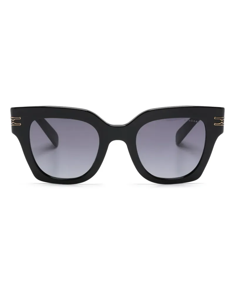 Bulgari B.zero1 Sonnenbrille mit eckigem Gestell - Schwarz Schwarz