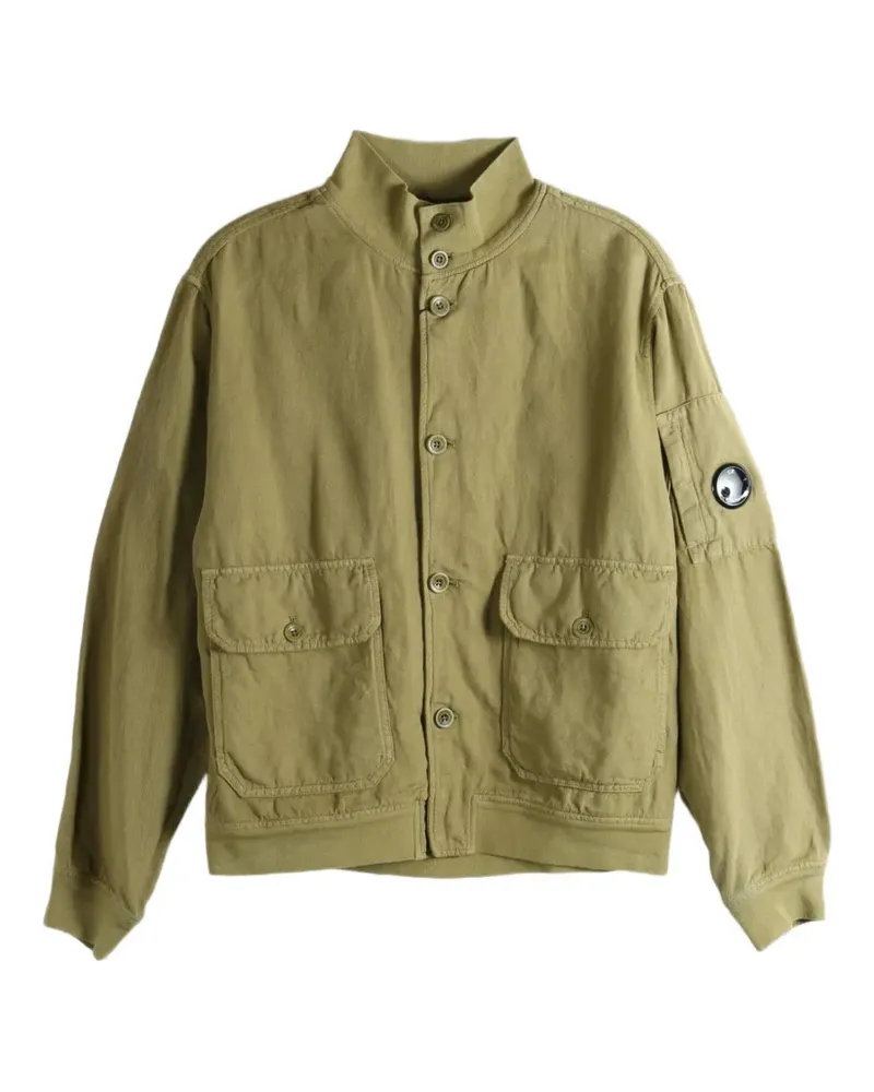 C.P. Company Broken Twill Lens button-up jacket - Grün Grün