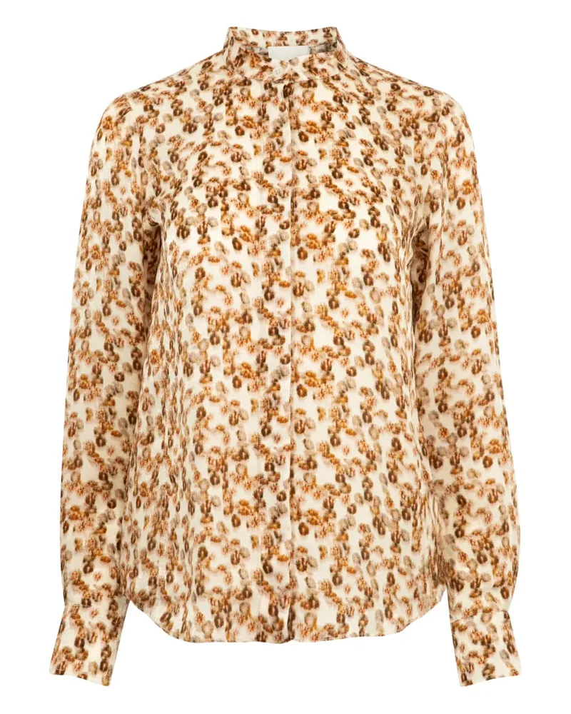 Isabel Marant Ilda Bluse mit Blumen-Print - Braun Braun