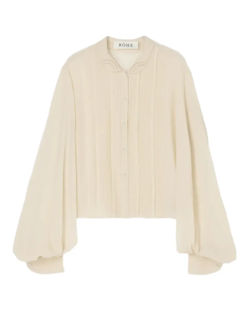 Róhe Sweatshirt mit Ballonärmeln - Nude Nude