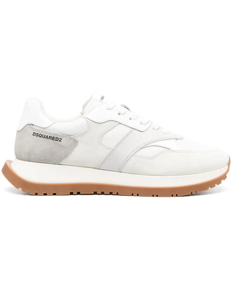 Dsquared2 Sneakers in Colour-Block-Optik - Weiß Weiß