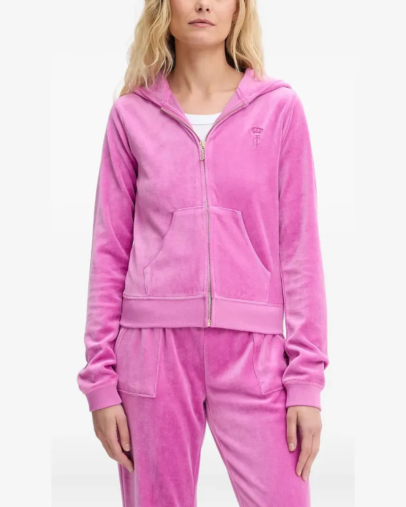Juicy Couture Hoodie mit Logo-Stickerei - Rosa Rosa