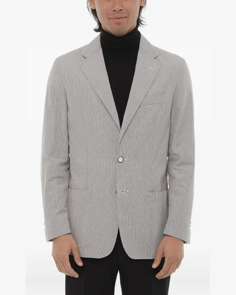 Corneliani Einreihige Jacke - Grau Grau