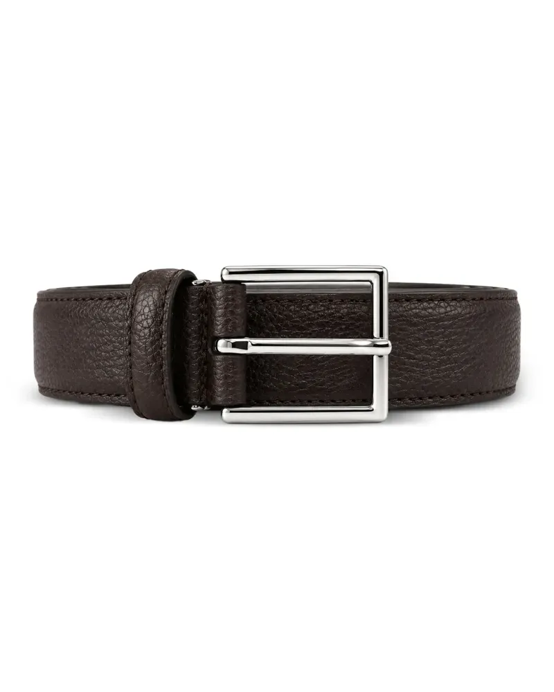 Anderson's Gürtel aus gekörntem Leder - Braun Braun