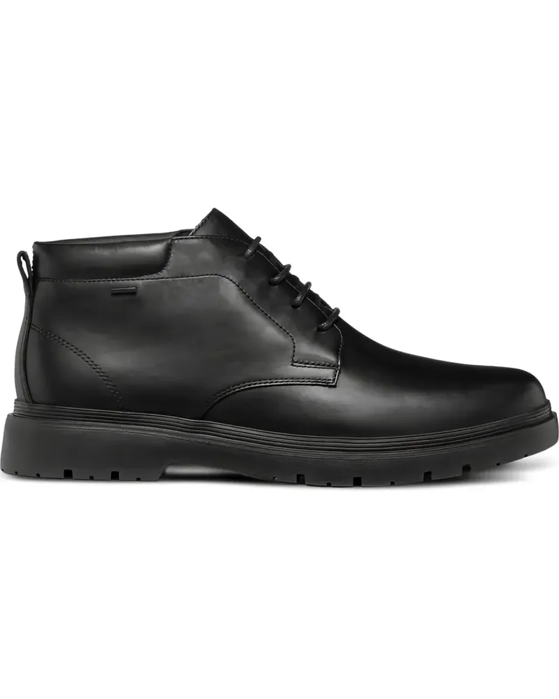 Geox Schnürstiefel aus Leder - Schwarz Schwarz