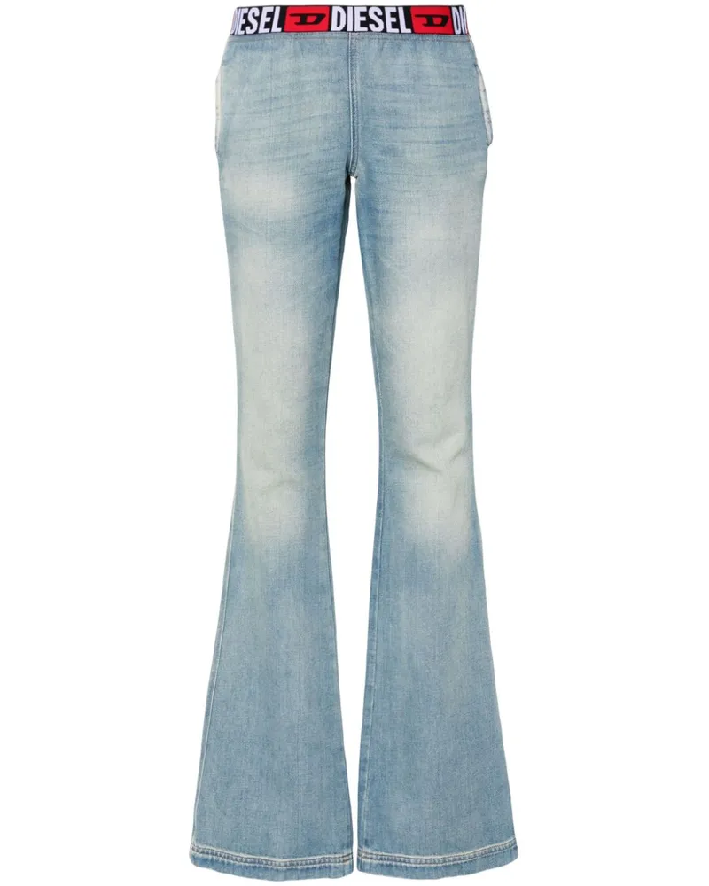 Diesel Jeans mit Logo-Bund - Blau Blau