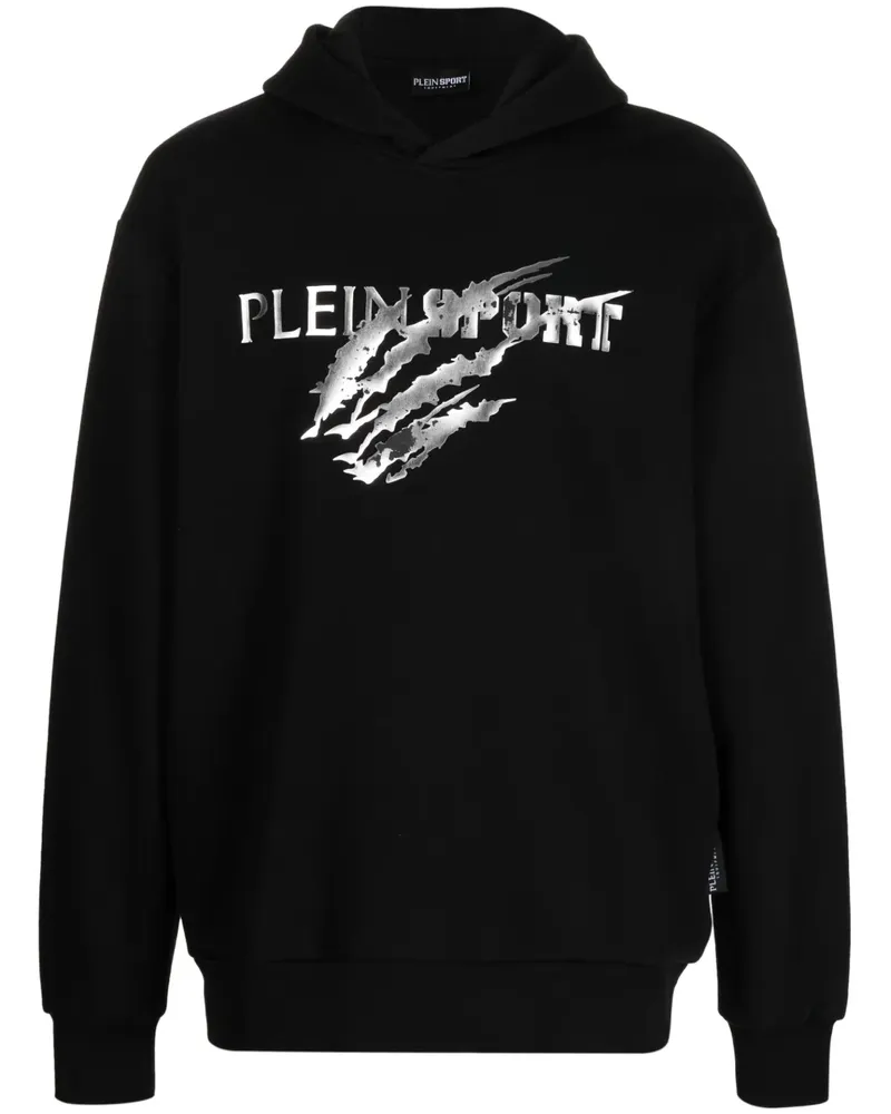 Philipp Plein Hoodie mit Logo-Print - Schwarz Schwarz