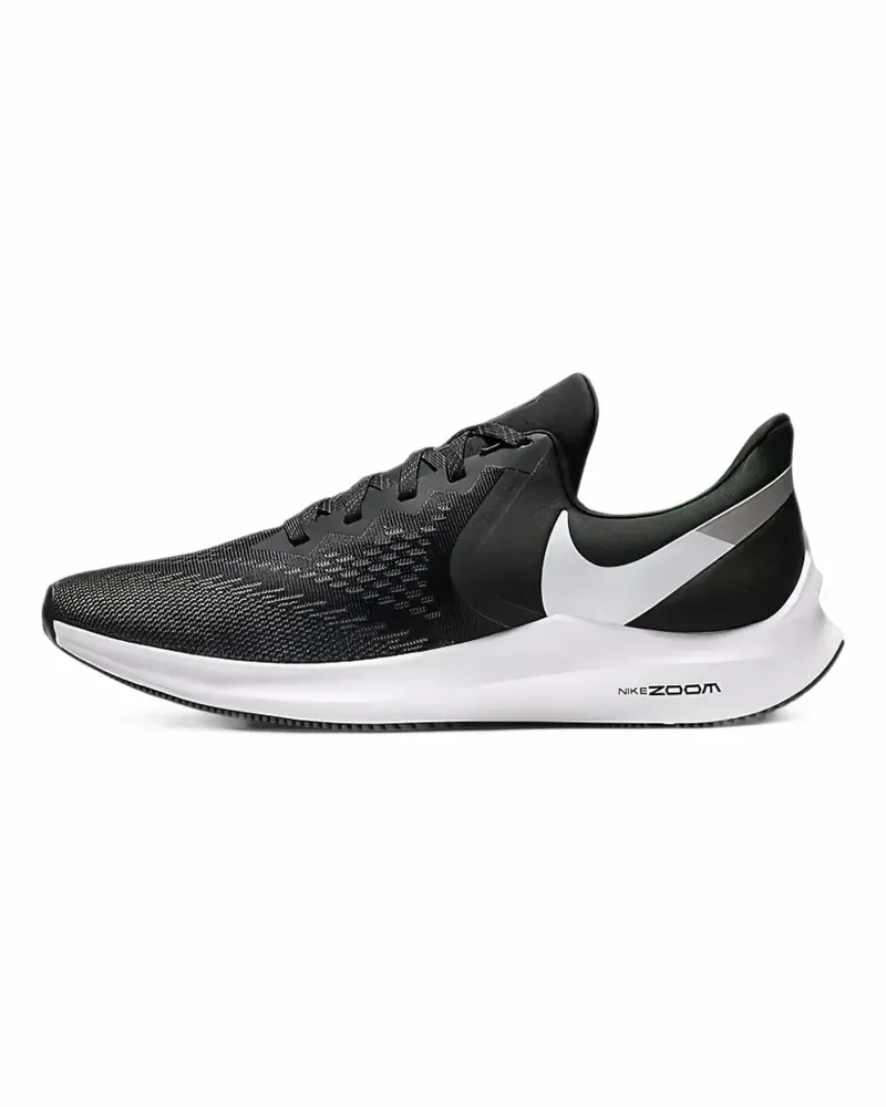 Nike Air Zoom Winflo 6 Sneakers mit Schnürung - Schwarz Schwarz