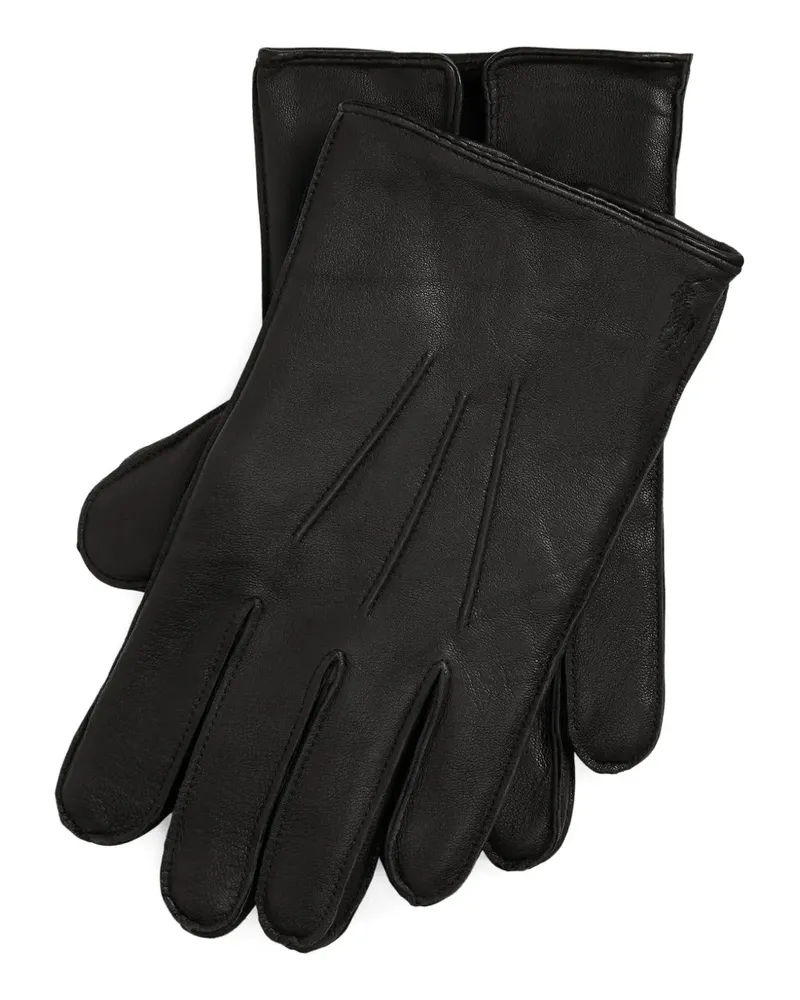 Ralph Lauren insulated sheepskin gloves - Schwarz Schwarz