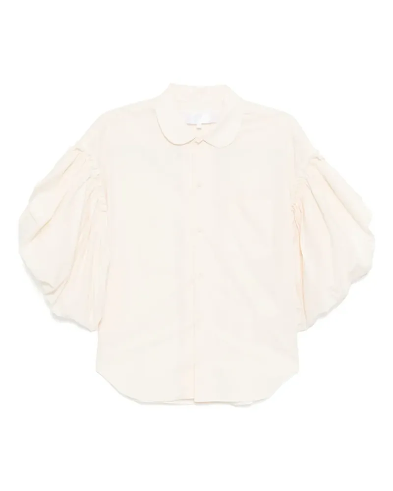 Comme des Garçons Hemd mit Puffärmeln - Nude Nude