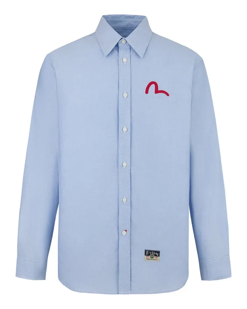 Evisu Hemd mit Logo - Blau Blau