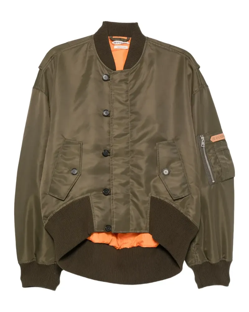 J.W.Anderson Bomberjacke mit Knopfverschluss - Grün Grün