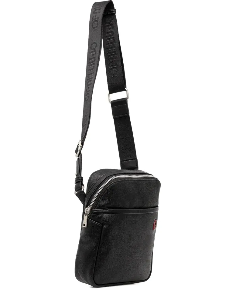 Liu Jo zip logo messenger bag - Schwarz Schwarz
