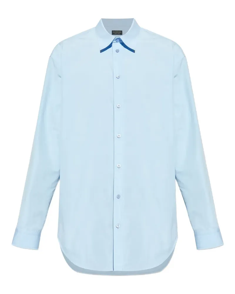 Balenciaga Langärmeliges Hemd - Blau Blau