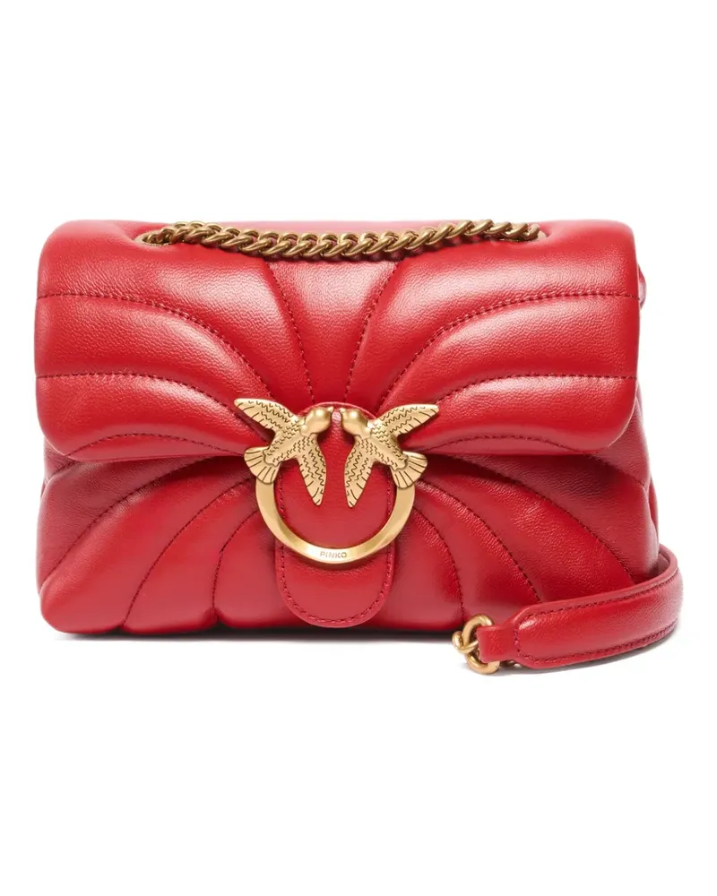 Pinko Gesteppte Love Schultertasche - Rot Rot