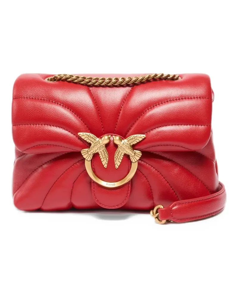 Pinko Gesteppte Love Schultertasche - Rot Rot