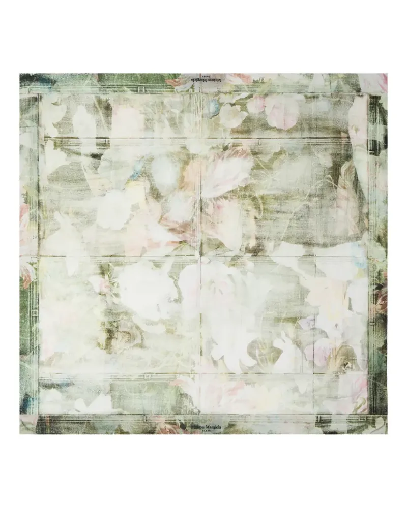 Maison Margiela floral-print scarf - Nude Nude