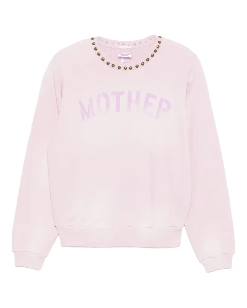 Mother Sweatshirt mit Logo-Print - Rosa Rosa
