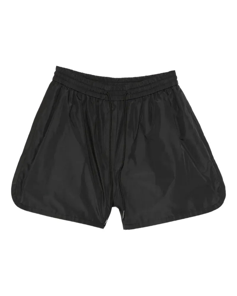 JUUN.J drawstring-waist curved-hem shorts - Schwarz Schwarz