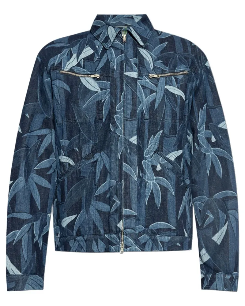 Kenzo Chiku-Rin Jacke - Blau Blau