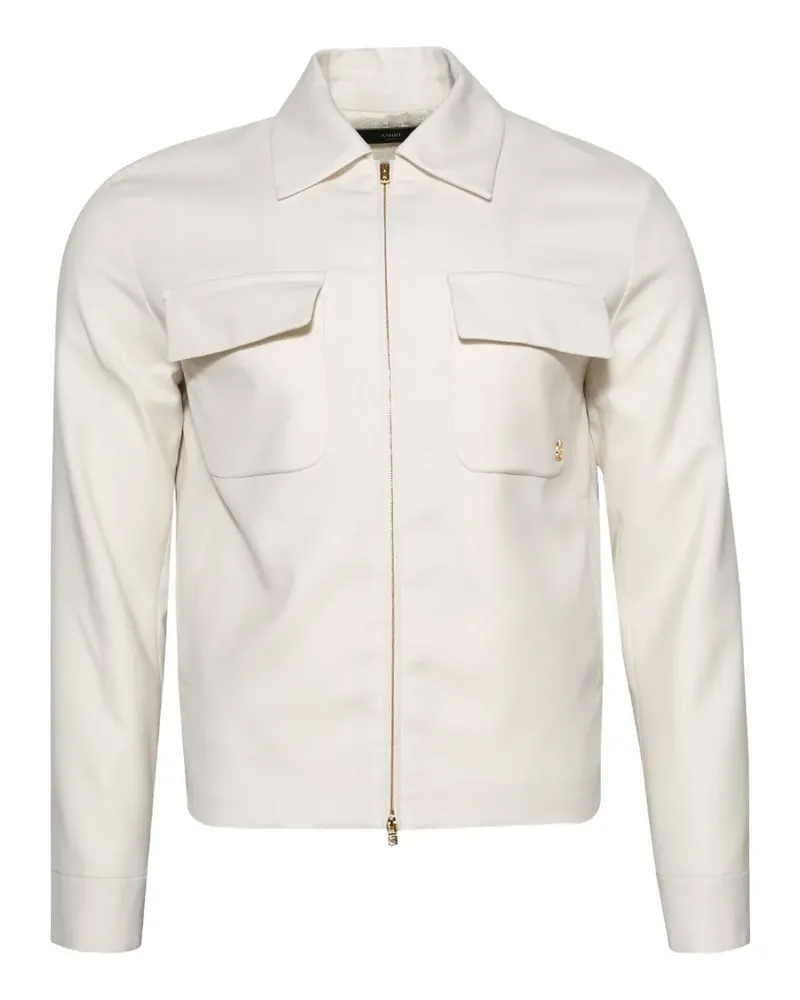 Amiri Jacke mit Klappentasche - Weiß Weiß