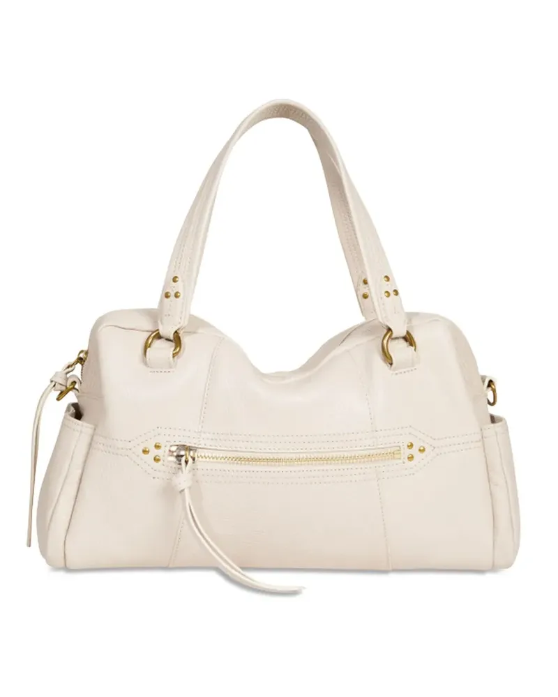 Jérôme Dreyfuss Lucky Bowling Schultertasche - Weiß Weiß